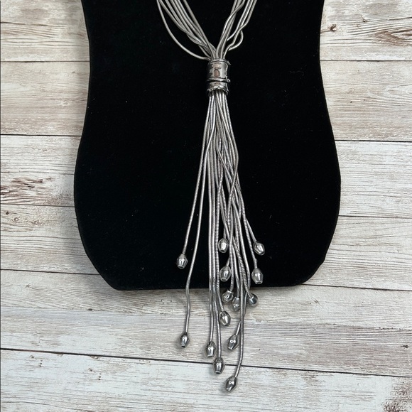 Chicos Silver Multi-Strand Necklace - Picture 2 of 6